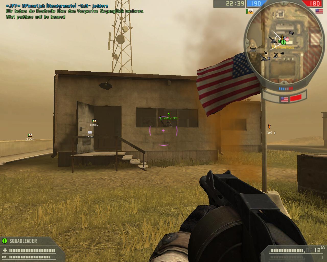 aRGON stiert ausm Haus raus